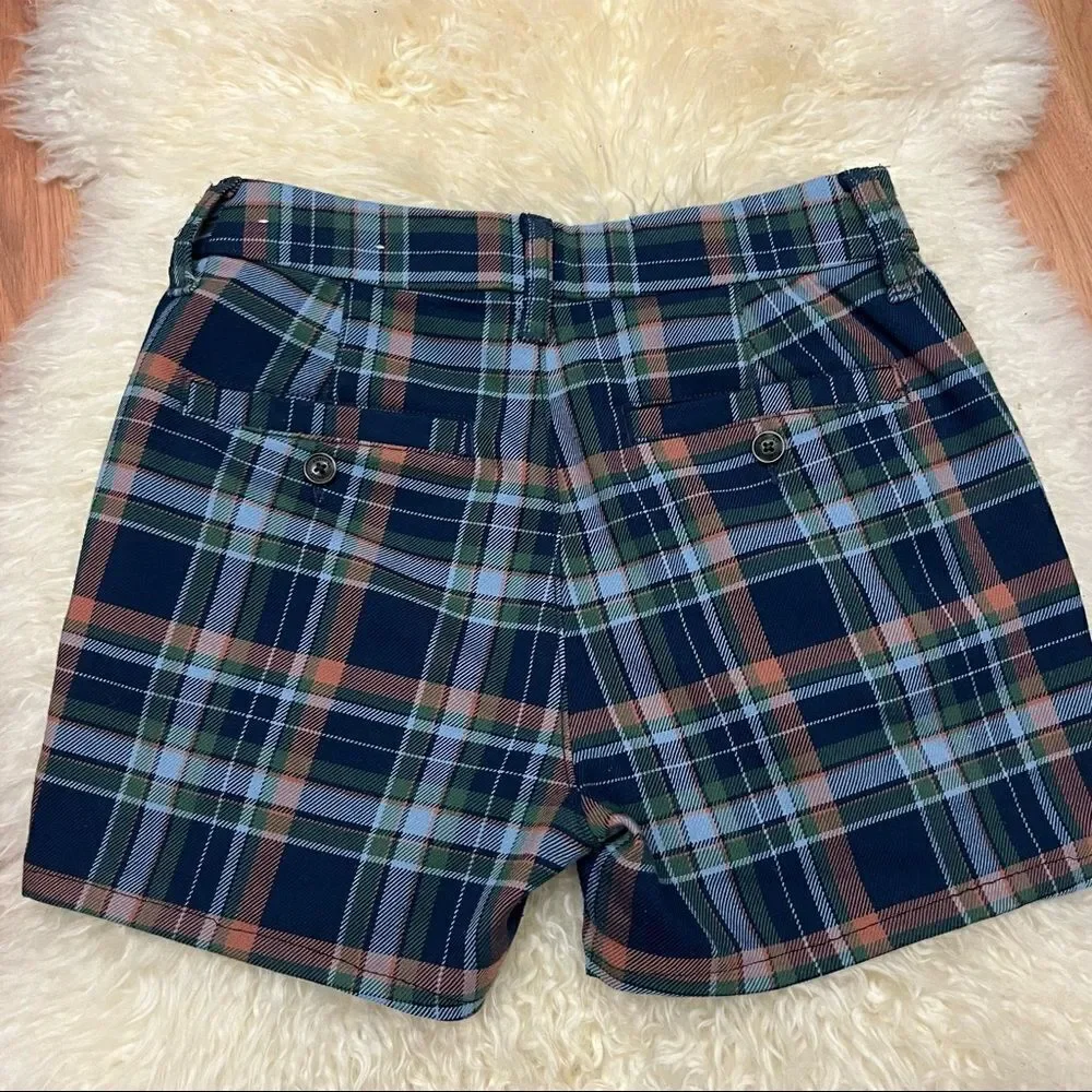 American Eagle High Rise Plaid Trouser DIY Shorts 0